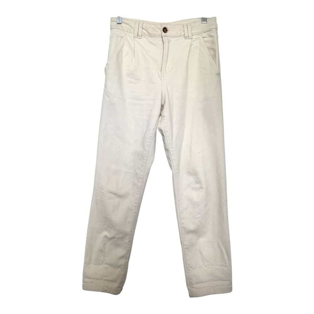 Sézane Cream Denim Pant Size 34